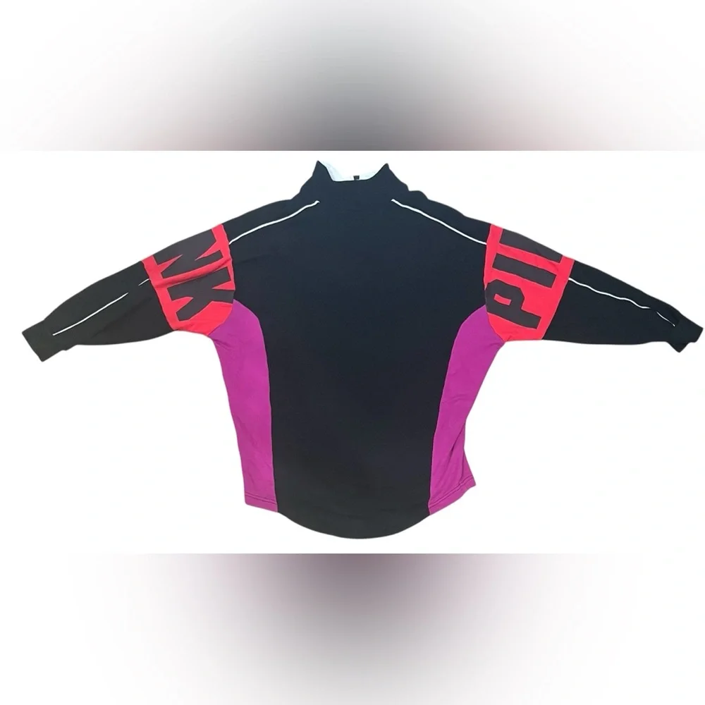 Victoria's‎ Secret PINK Size M Color Block Logo Jacket.